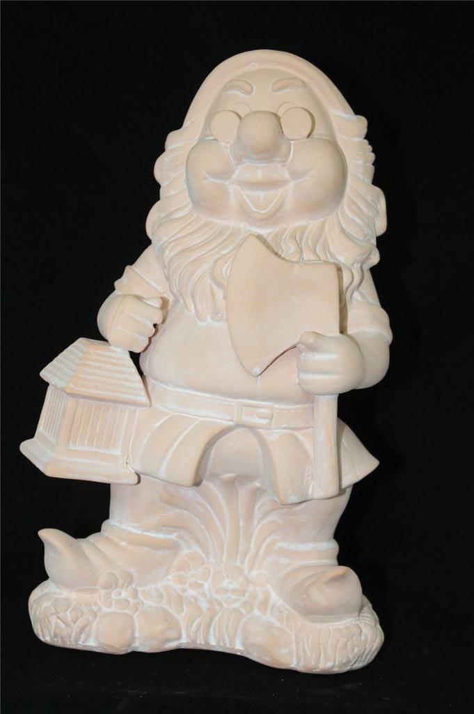 Ceramic Indoor Elf Dwarf Gnome Statue Decoration **LIQUIDATION SALE