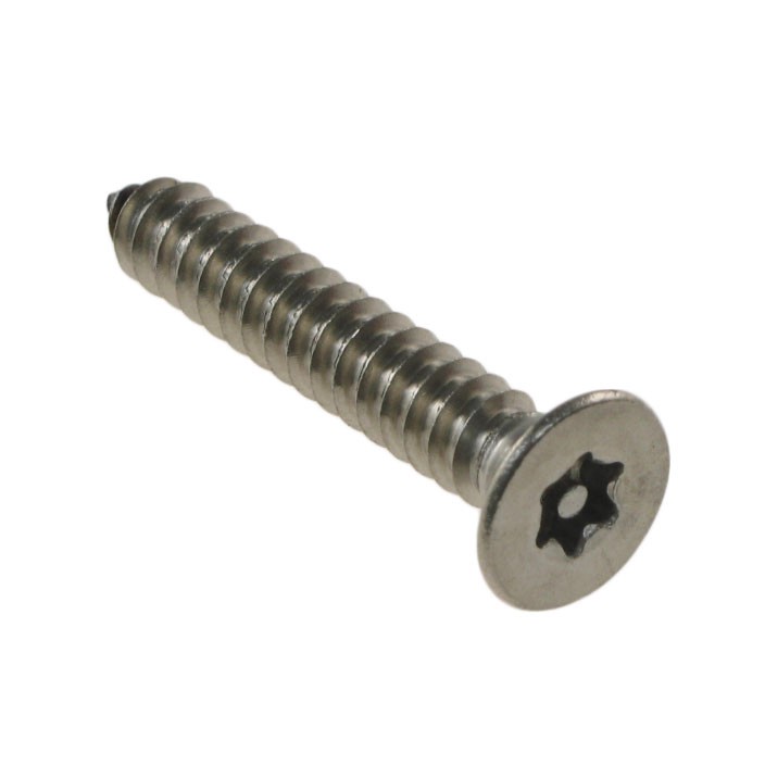 10gx12.7mm Countersunk Post Torx 20pce Self Tapping Security Screw T20