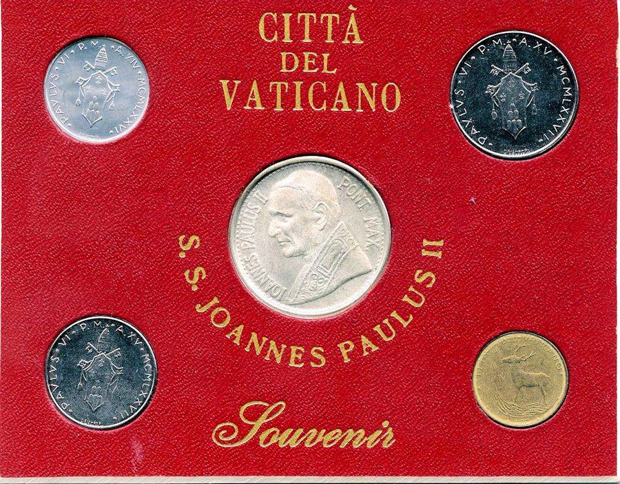 X207 Citta Del Vaticano SOUVENIR Coin collection Vatican City Joannes