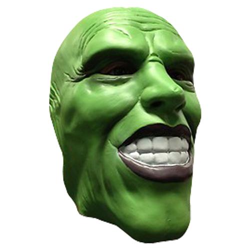 The Mask Green Latex Mask Jim Carrey Fancy Dress Halloween Costume Film 90's eBay