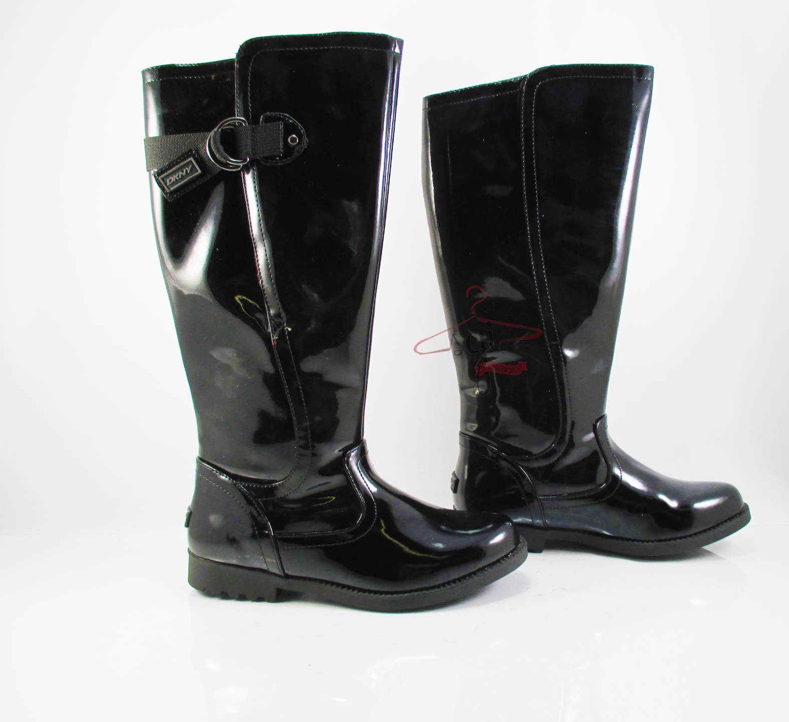 leather boots and rain