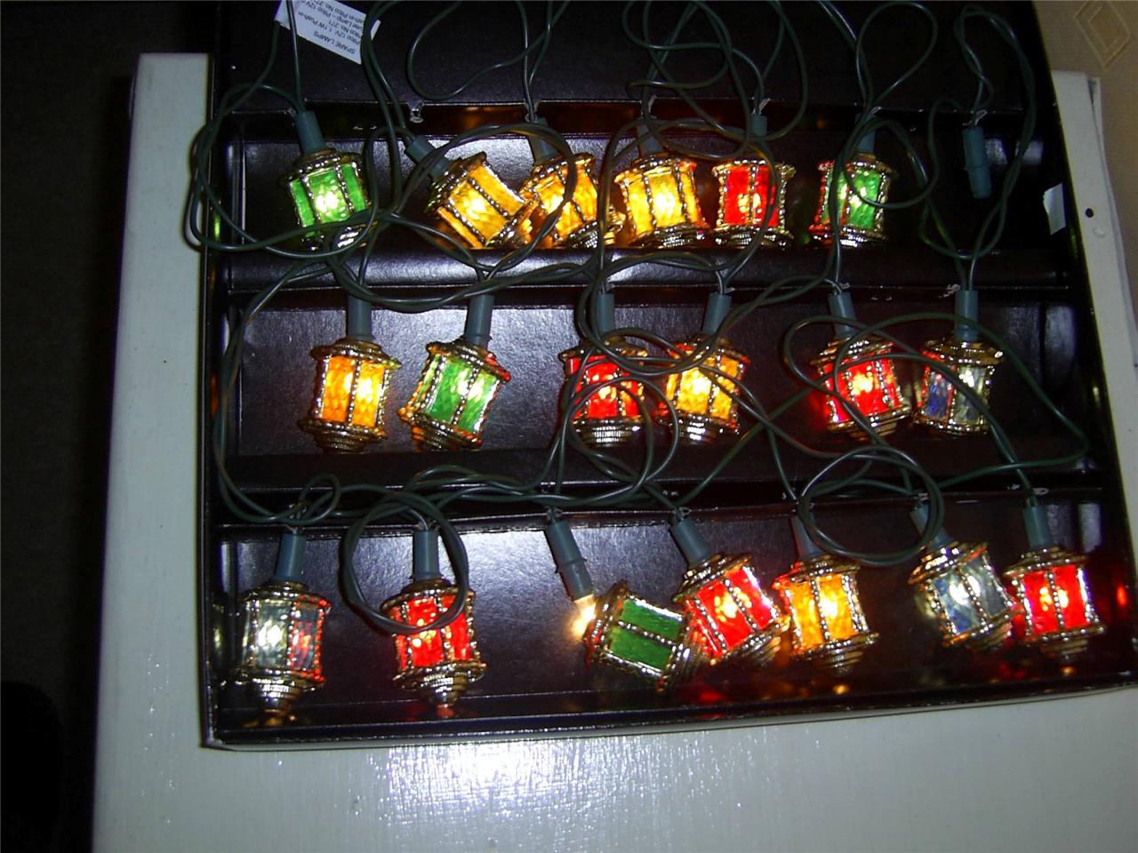 vintage set pifco victorian lantern christmas lights p w o vintage set pifco victorian lantern christmas lights p w o