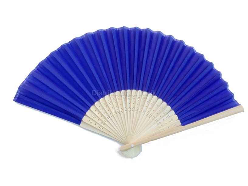 Wholesale 5 10 20 50 Quality White Silk Fabric Hand Fans Gift Wedding