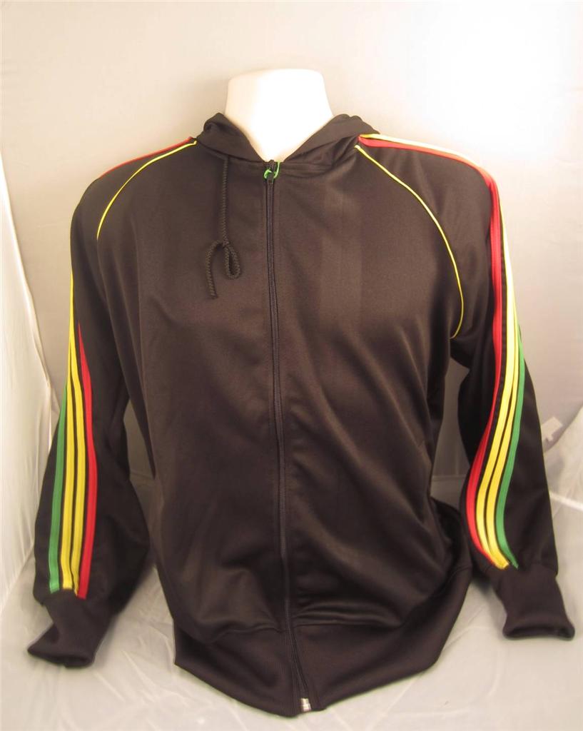 Mens Rasta Jacket Track Suit Top Jamaica Jamaican Cultural Clothing 4