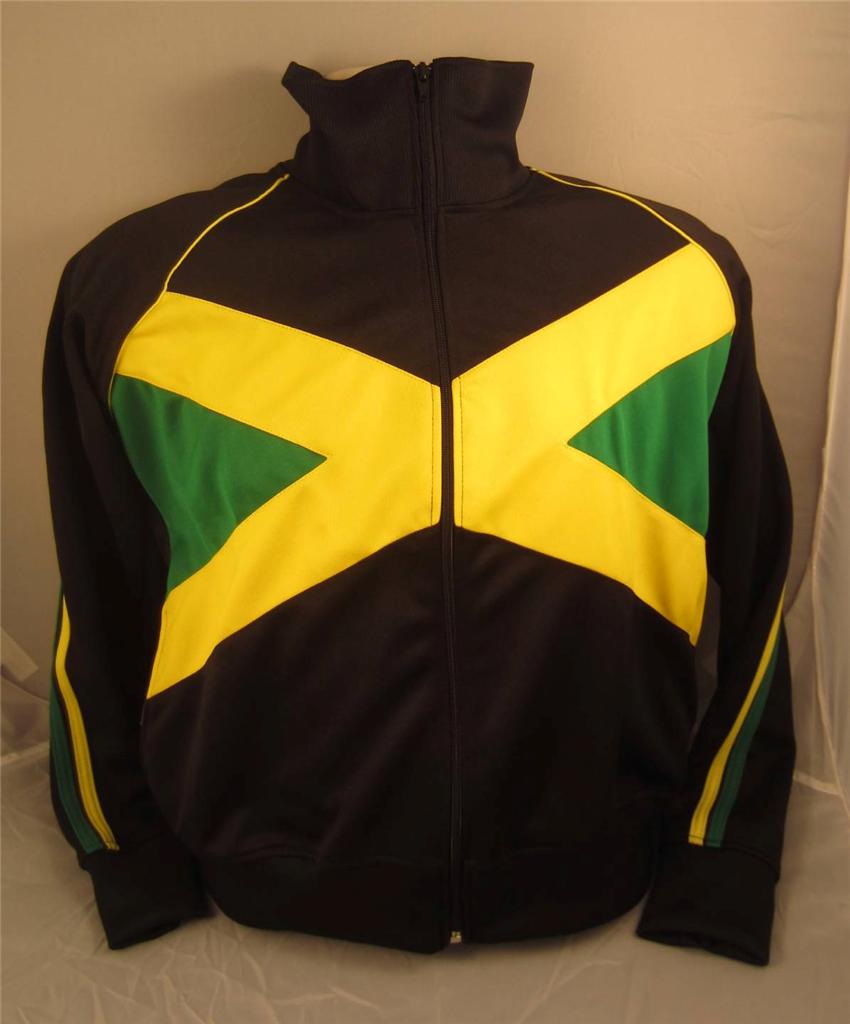 Mens Rasta Jacket Track Suit Top Jamaica Jamaican Cultural Clothing 4