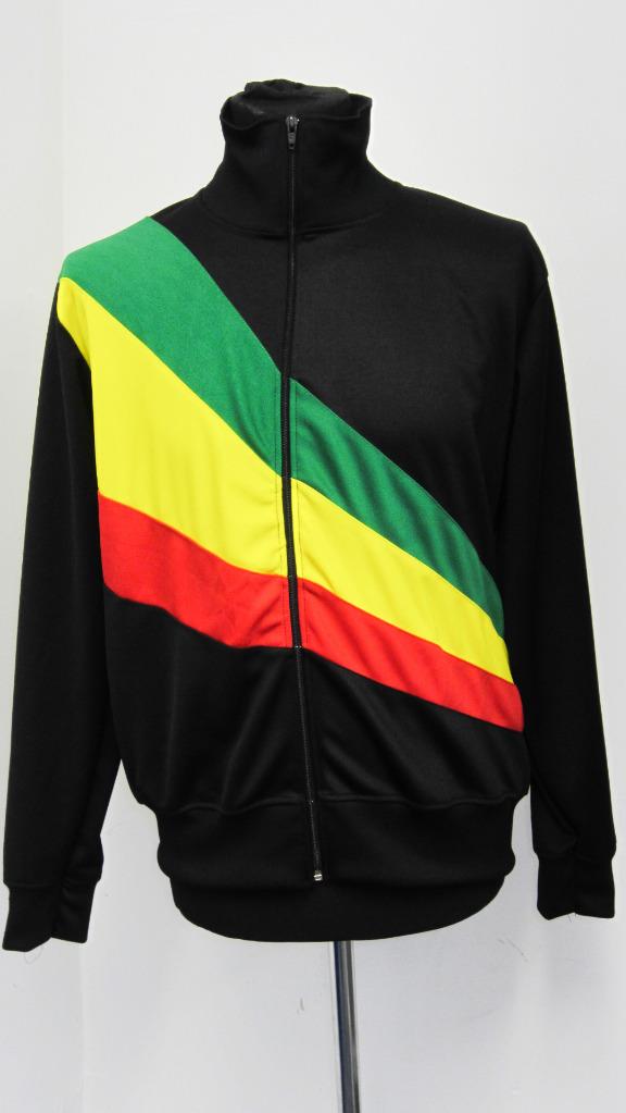 Embroided Jamaica Flag Jacket Jamaican Rasta Cultural Clothing Various 