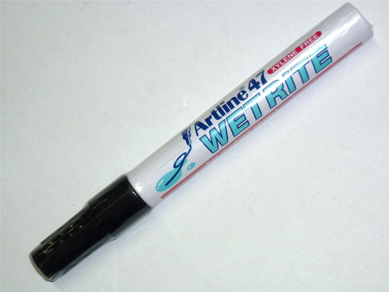 Artline 47 Wetrite Permanent Waterproof Marker 1 5mm Mark on Wet