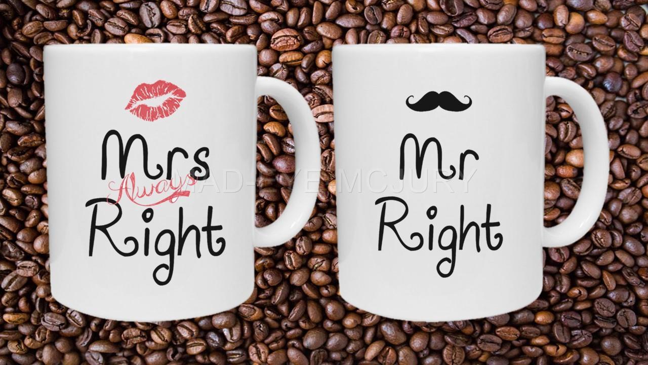 mr mrs always right novelty coffee mug wedding anniversary mr mrs always right novelty coffee mug wedding anniversary