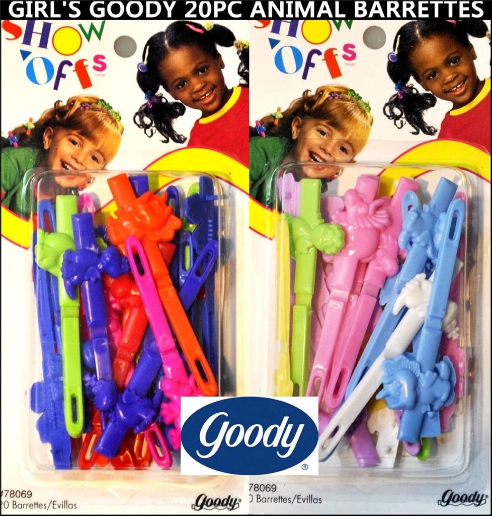Girl's Women's Goody 20 PC Hair BARRETTES eBay