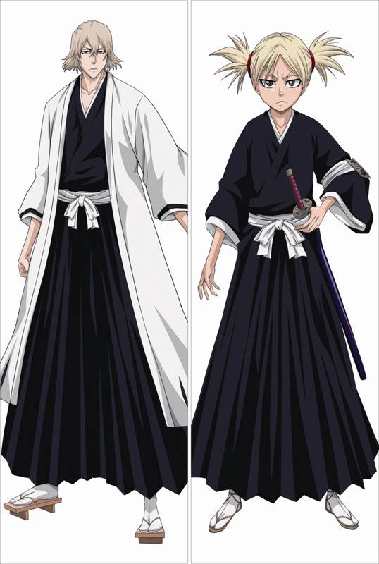 Anime Dakimakura pillow case SS014 Bleach Kisuke Urahara & Hiyori Sarugaki