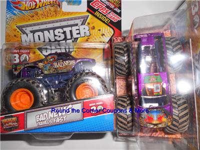 Fast Food Coupons 2012 on 2012 Hot Wheels Monster Jam Bad News Travels Fast Trading Card Topps 1