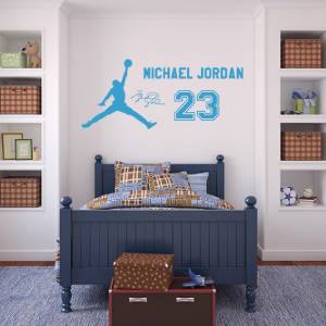 MICHAEL JORDAN 23 Decal WALL STICKER Art Home Decor ...