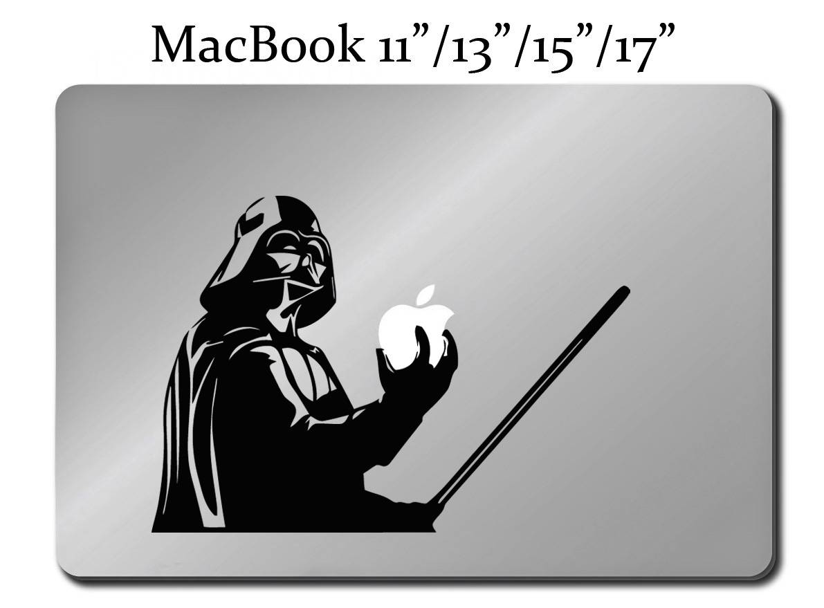 Darth Vader Star Wars Decal Laptop MacBook Mac Pro Air Sticker Apple