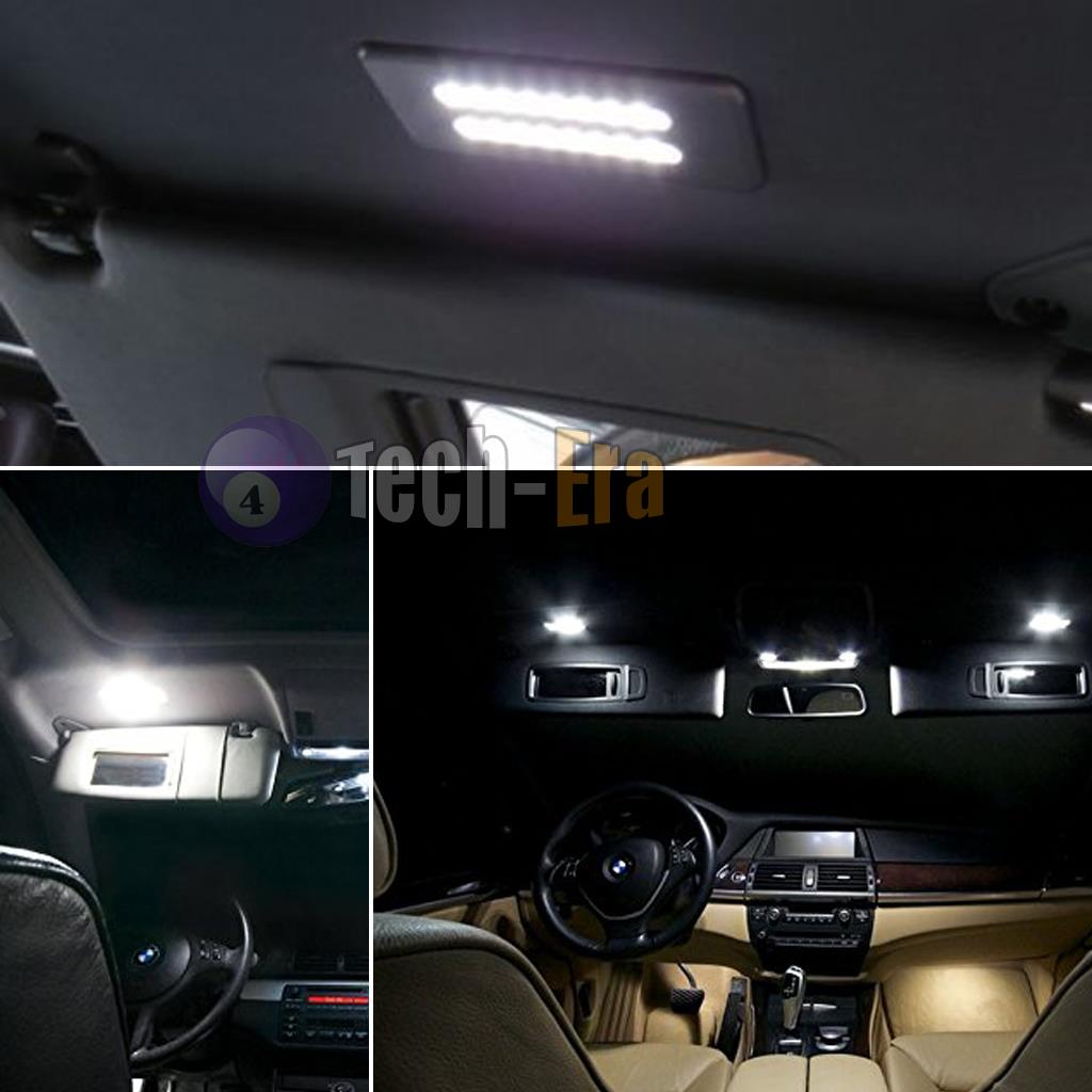 2 Xenon White Error Free Led Vanity Mirror Lights For Bmw