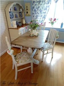 small solid oak extendable kitchen dining table and 4 small solid oak extendable kitchen dining table and 4