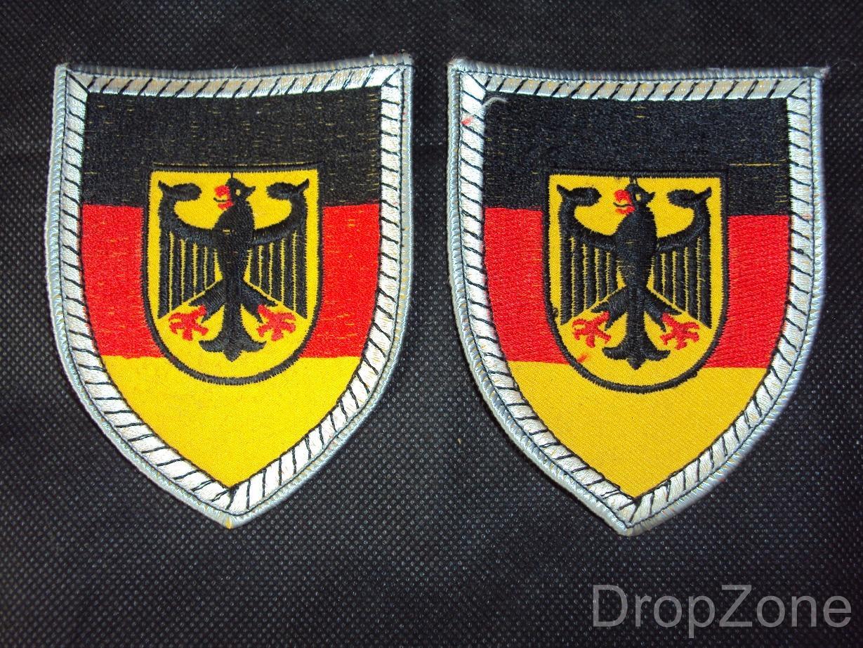 Pair of German Military Bundeswehr Cloth Shoulder Patches / Sleeve Badges eBay