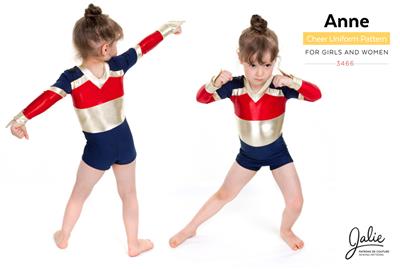 One+Piece+Cheerleading+Uniforms Jalie Anne ONE Piece Cheerleading Uniform Bodysuit Sewing Pattern 3466 ...