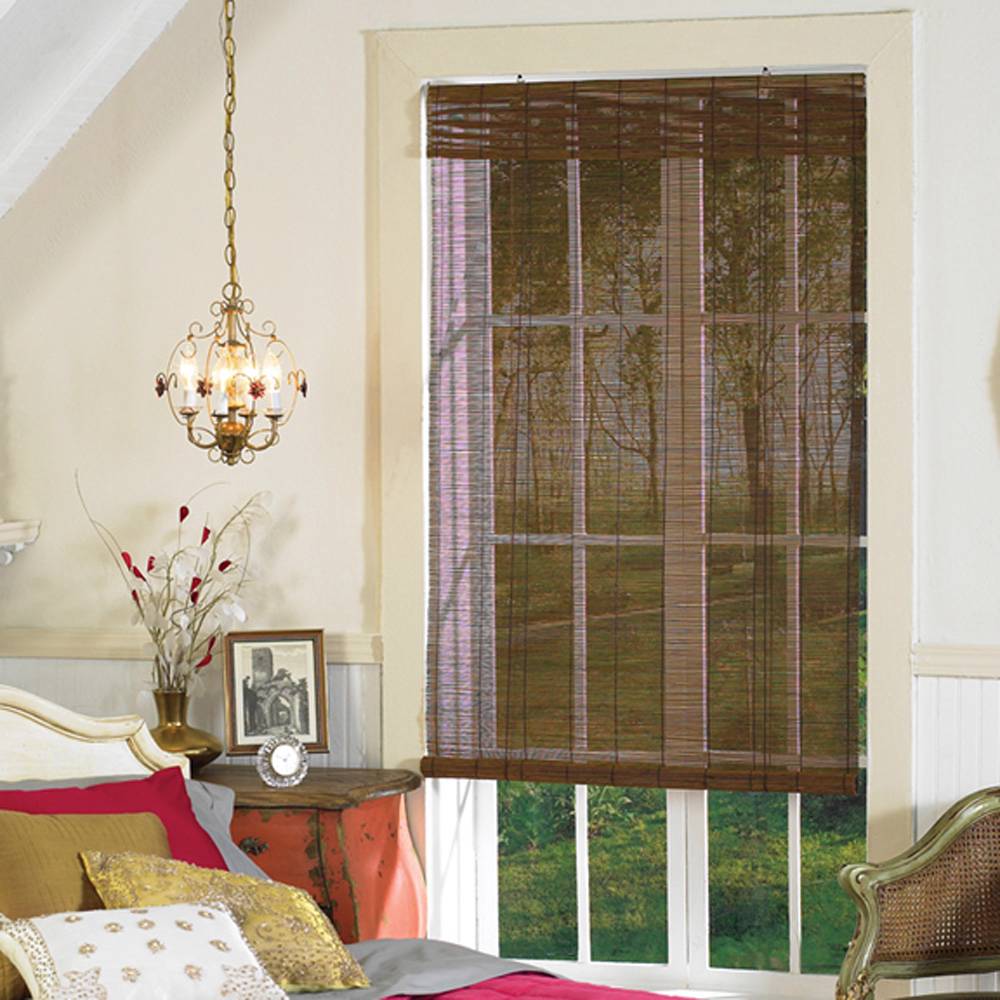 Fruitwood Woven Wood Bamboo Roll Up Window Shade eBay Fruitwood Woven Wood Bamboo Roll Up Window Shade eBay