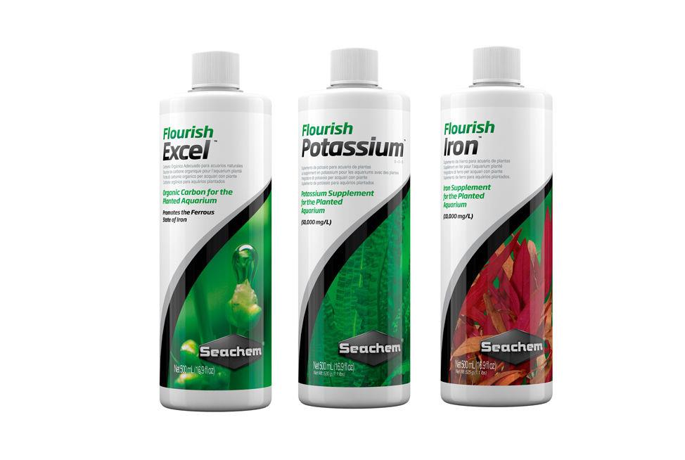 SEACHEM FLOURISH EXCEL, FLOURISH POTASSIUM, FLOURISH IRON
