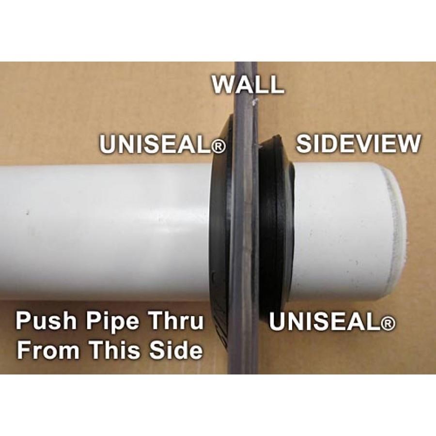 UNISEAL PIPE GROMMETS BULKHEADS HYDROPONIC AQUAPONIC AQUARIUM