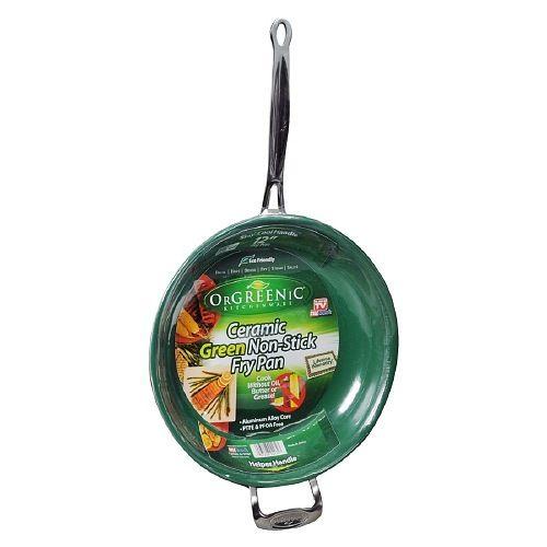 12"/10"/8" ORGREENIC FRYING PAN ECO organic safe cooking As Seen On TV NON STICK eBay