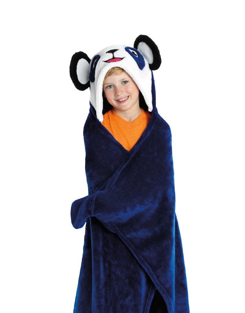 Bright Eyes Blanket Robe Glow In Dark Eyes Dog,Panda,Duck,Cat As Seen