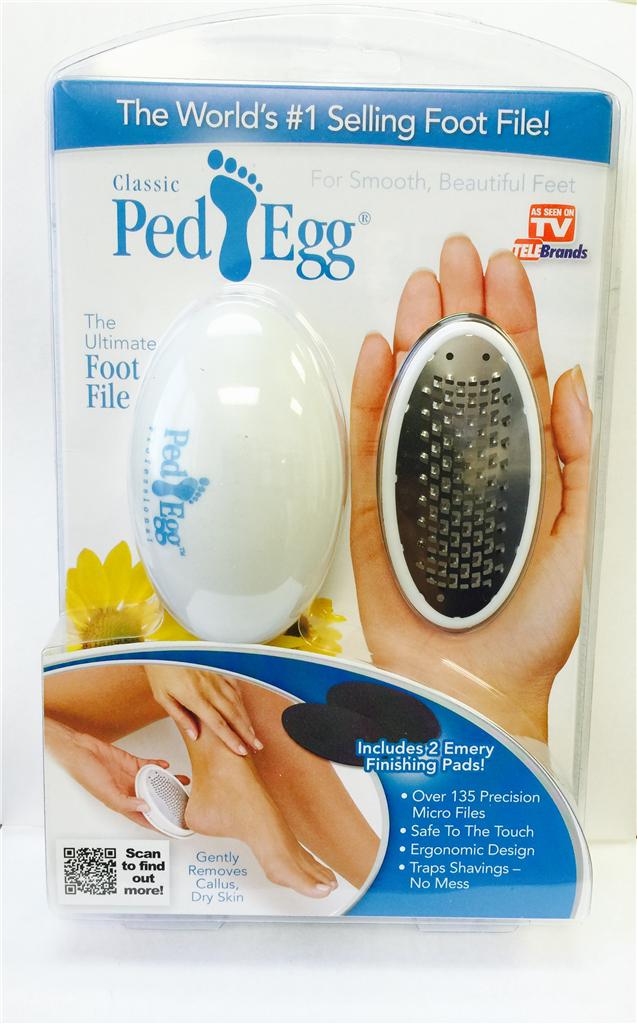Pedegg Foot File Deluxe Green/White/Polka Dots Pink Callus Remover As