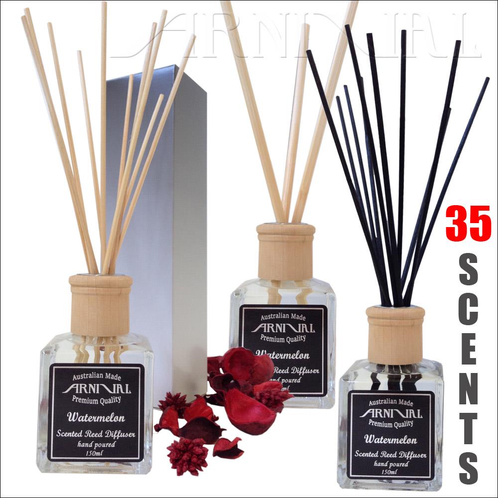 Highly scented AROMATIC REED DIFFUSER SET 150ml + STICKS FREE BOX home