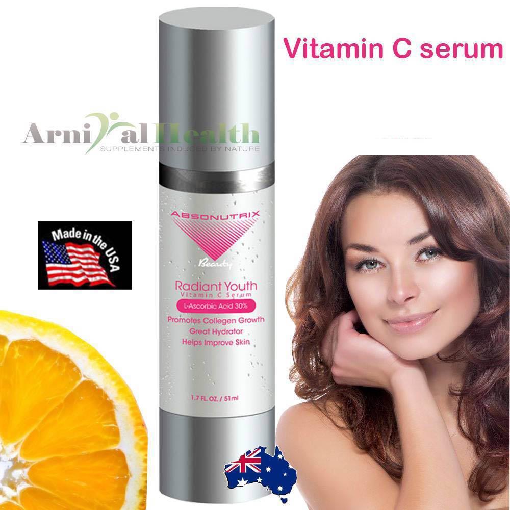 VITAMIN C SERUM LAscorbic Acid + Hyaluronic Acid ANTI AGING SKIN CARE