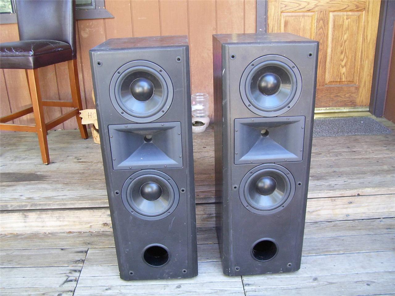 Vintage Klipsch Speakers Epic Series CF2 Matched Serial numbers Pair