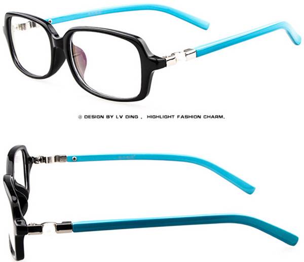 Women Eyeglass Frame Pearl Designer Fashion Glasses Eyewear Clear Lens