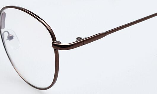 Korean optical Vintage Retro thin metal Men Women Eyeglass ...