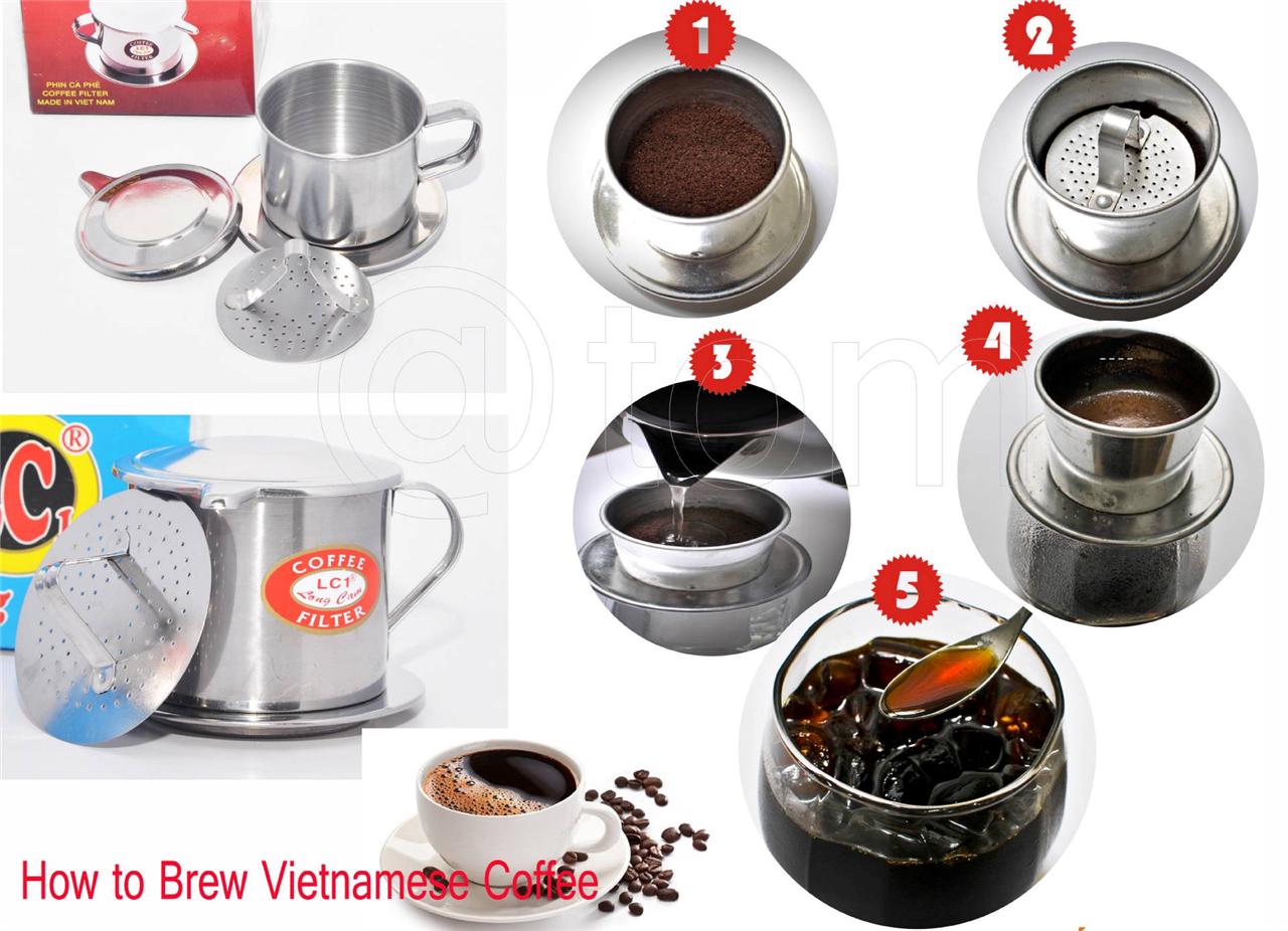 Vietnamese Coffee Filter Press Maker High Quality Stainless Steel
