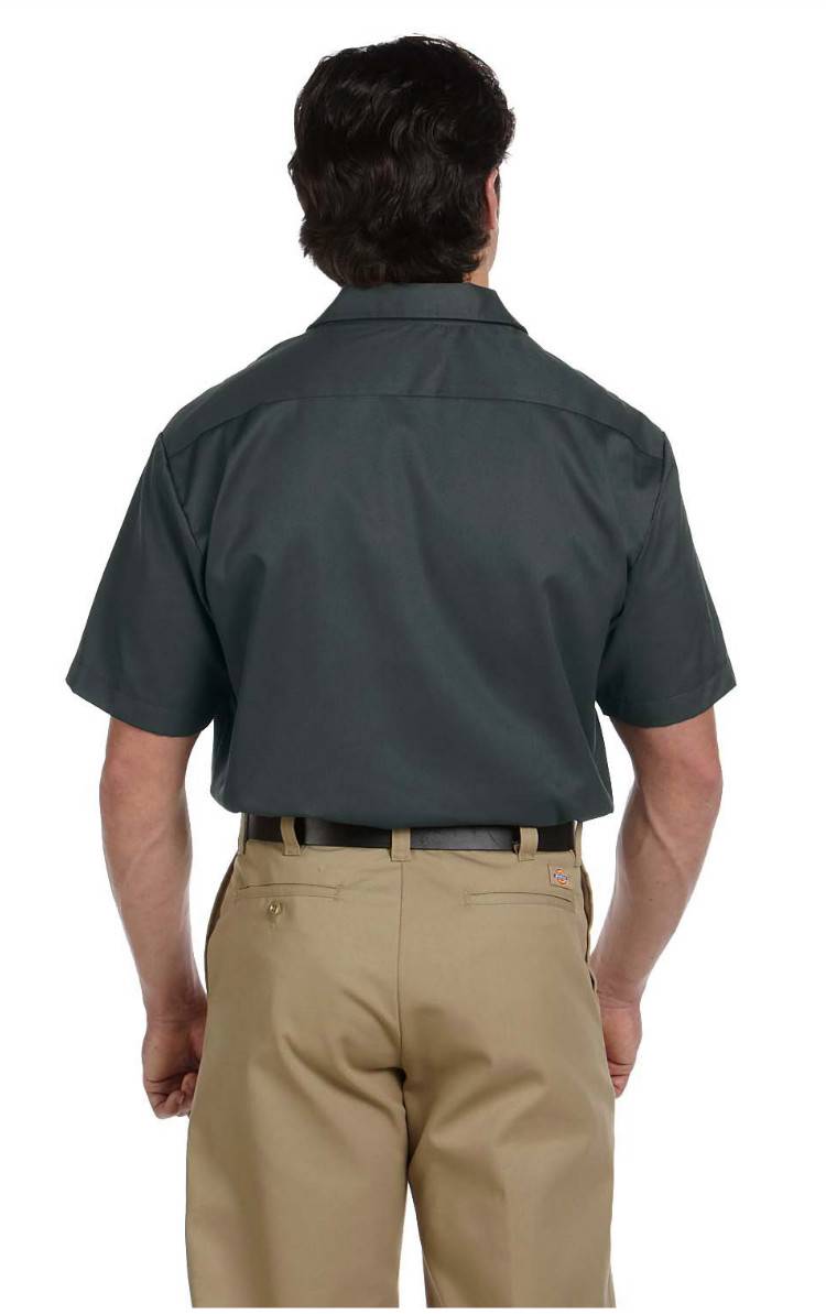 Dickies Men's Button Down Work Shirt 5.25 oz Short Sleeve S3XL Shirt