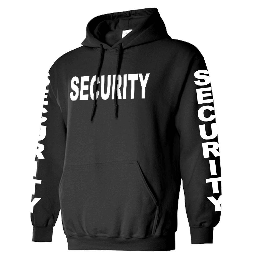 Security Novelty Duty Hoodie Event Staff Hooded Sweatshirt Jumper | eBay
