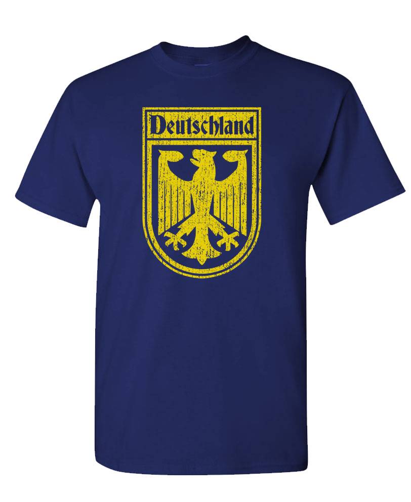 GERMAN SOCCER CREST - T-Shirt - deutschland jersey knit eagle tee MENS