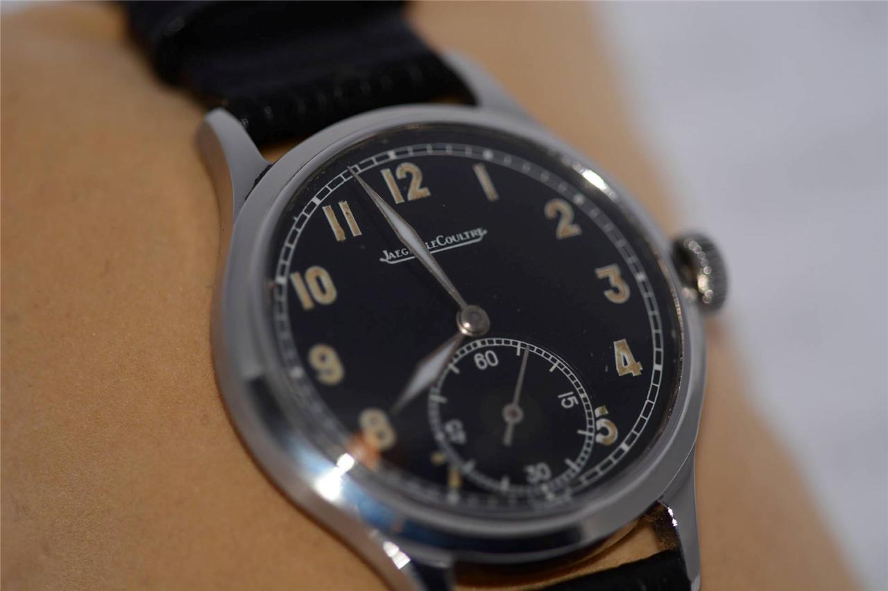 EXTREMELY RARE VINTAGE ( 1940s ) JAEGERLECOULTRE MILITARY STYLE WATCH
