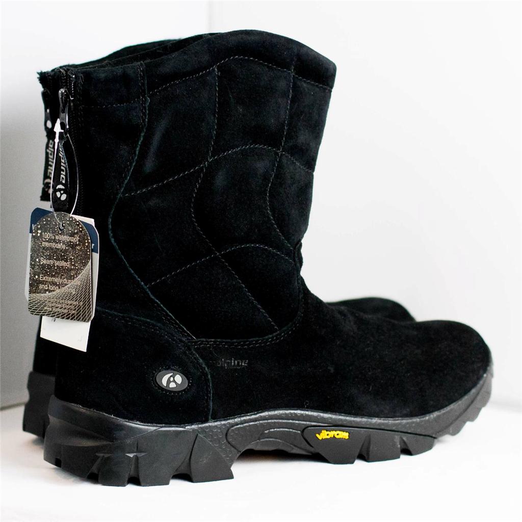 ALPINE SNOWSPORT BOBSLEIGH VIBRAM SUEDE LEATHER WATERPROOF WINTER BOOTS