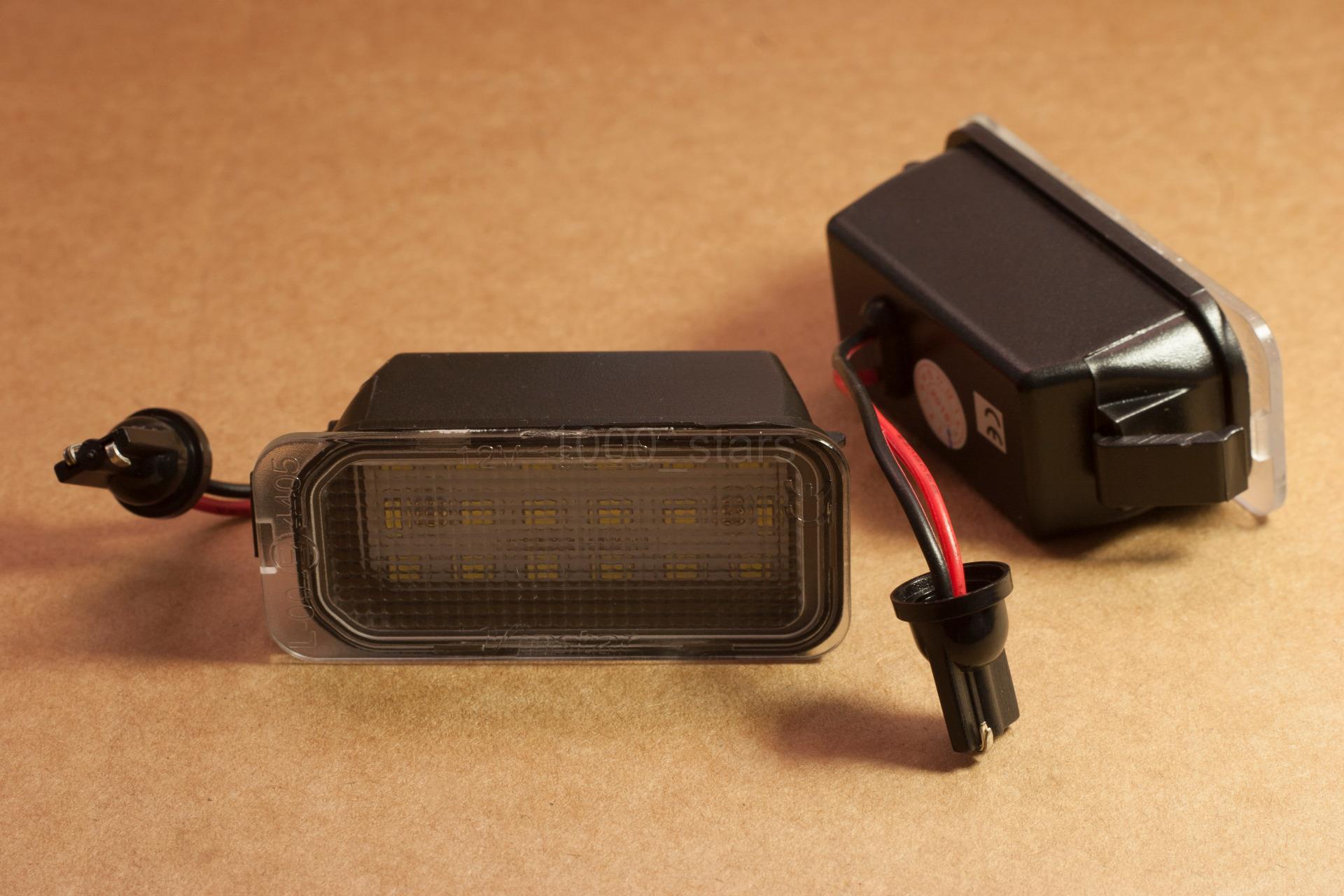 LED License Light Jaguar 2X XJ XF Number Plate Matricula Targa eBay