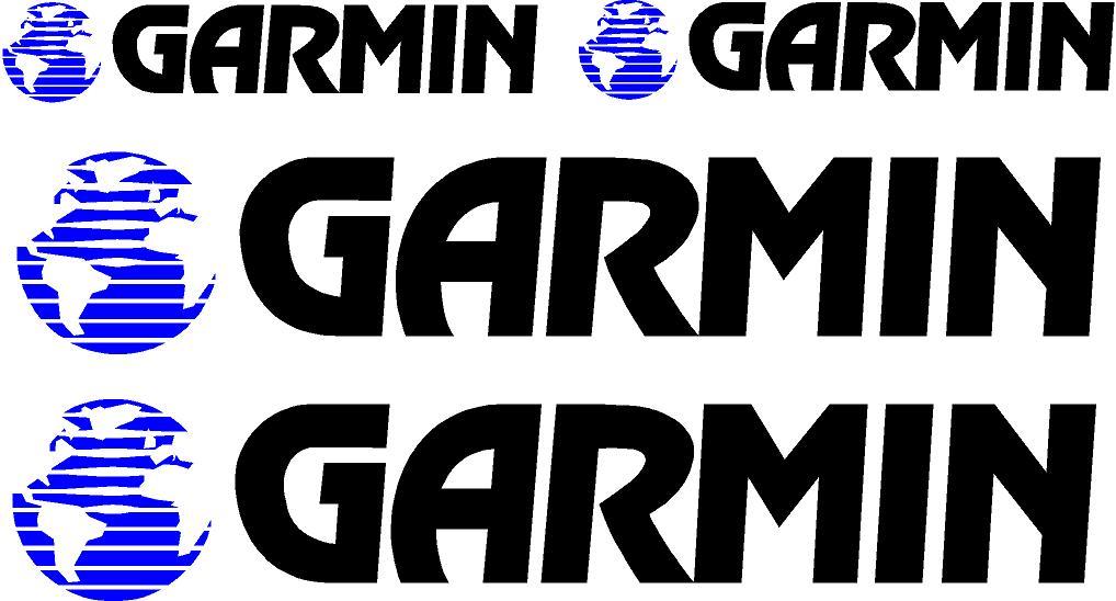 GARMIN DECAL SET OF 4 BOAT DECALS eBay