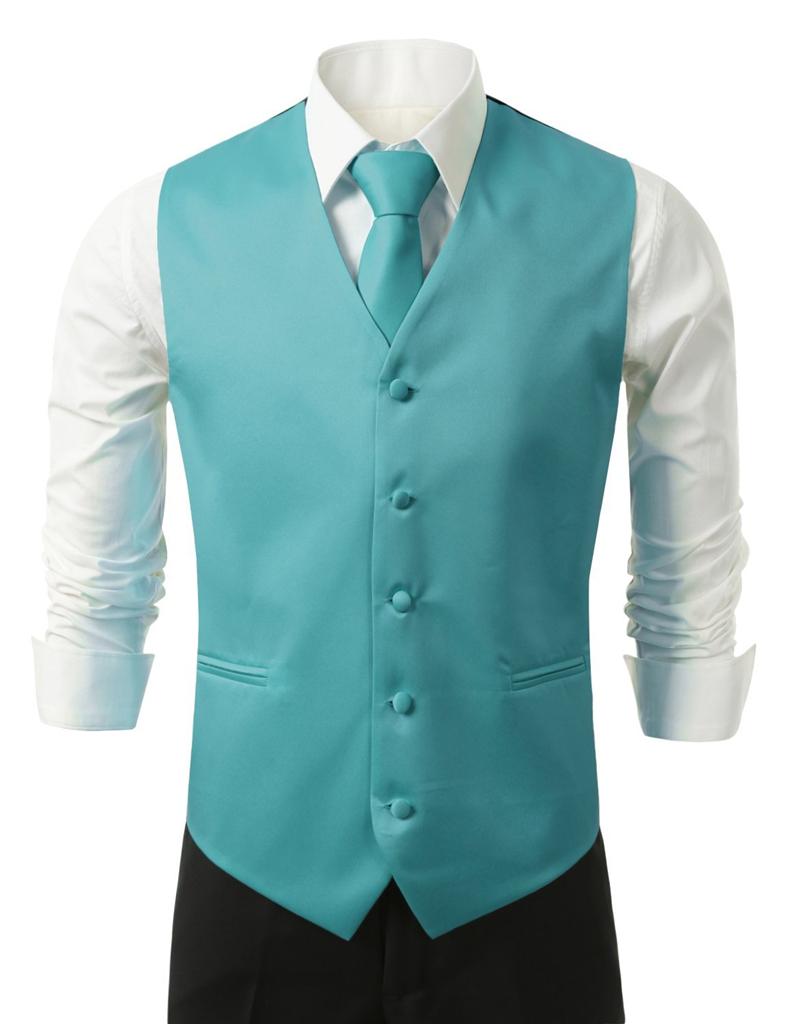 SET Vest Tie Hankie Fashion Men's Formal Dress Suit Slim Tuxedo Waistcoat Coat eBay