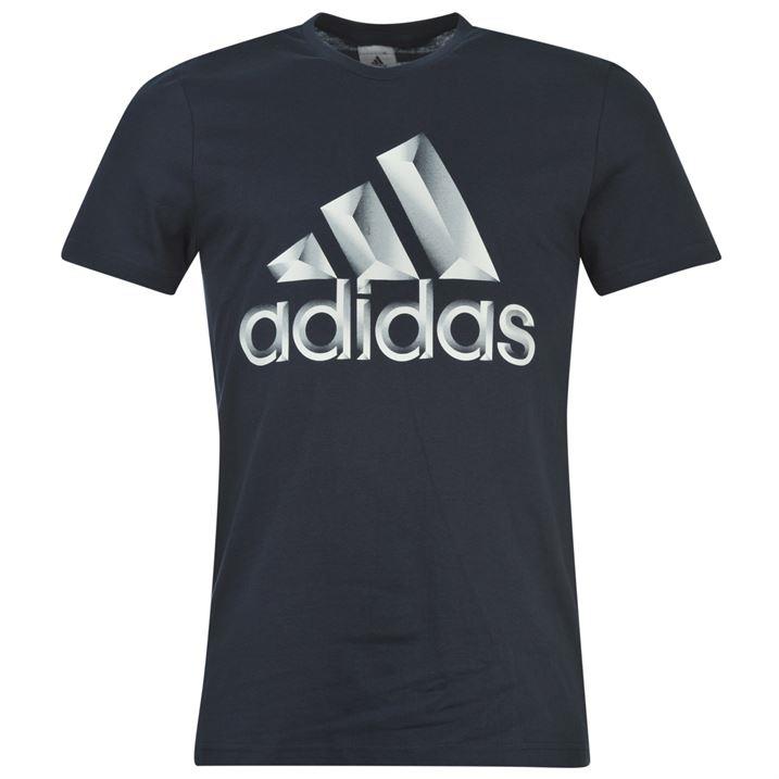 Details About Adidas Perform 3d T Shirt Mens Tennis Run Jog Gym Adidas Logo Top All Size S Xxl