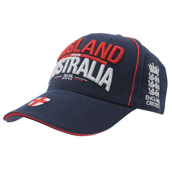 England Australia 2015 ECB Cricket Ashes Supporters Baseball Cap Hat ~Size Mens | eBay