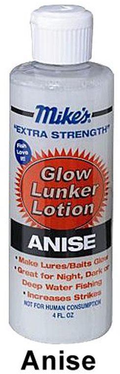 Atlas Mike's Glow Lunker Lotion Fish Scent Attractants Dark Water Night  Fishing