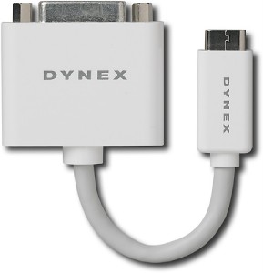Dynex Apple Notebook Mini Dvi To DVI ADAPTER CONVERTER