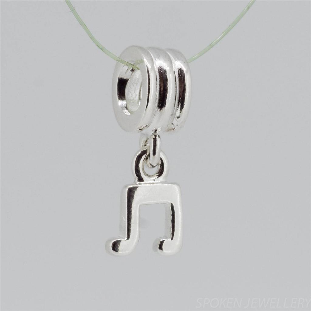Authentic Sterling Silver PANDORA Ale 925 Music Note Dangle Charm