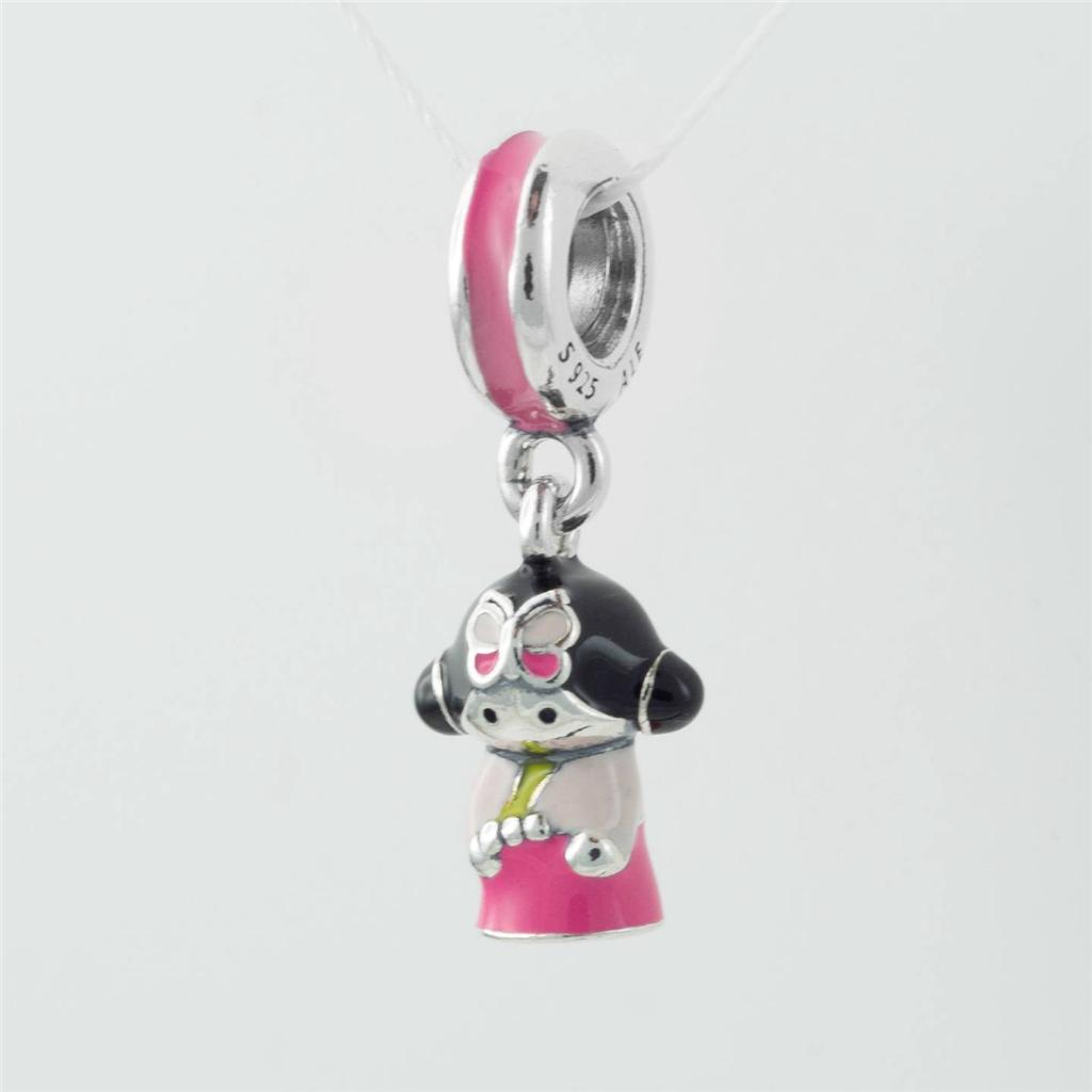 Authentic Genuine Pandora Korean Doll Hanging Charm with Enamel