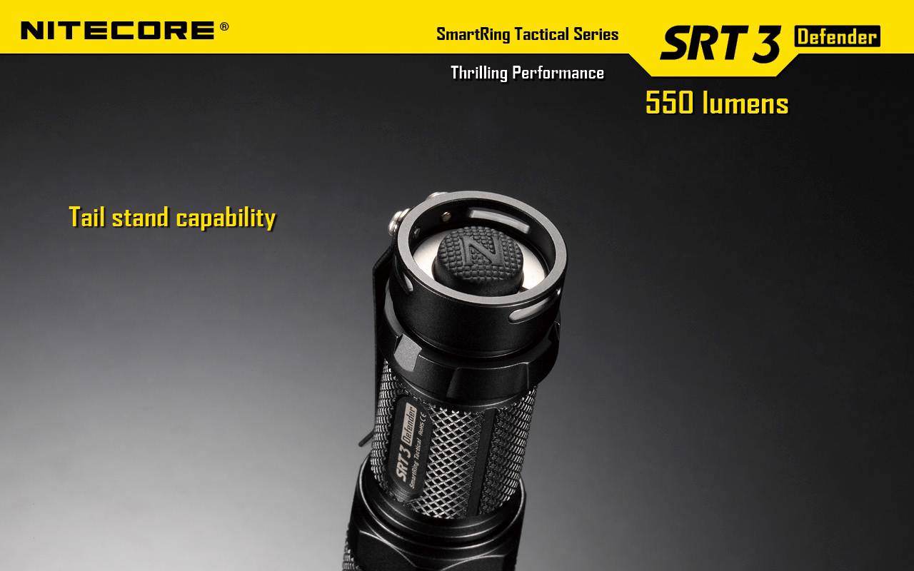 NEW Nitecore SRT3 Cree LED 550 Lumens T