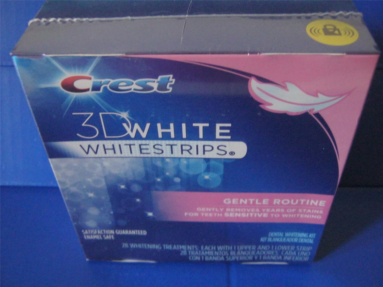 Crest 3D Gentle Routine Sensitive Professional Whitestrips Teeth