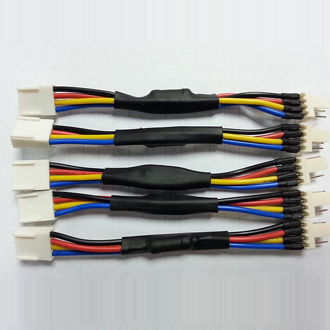 5pcs 4pin Extension Cord PC Fan Speed Noise Reduction Cable Controller
